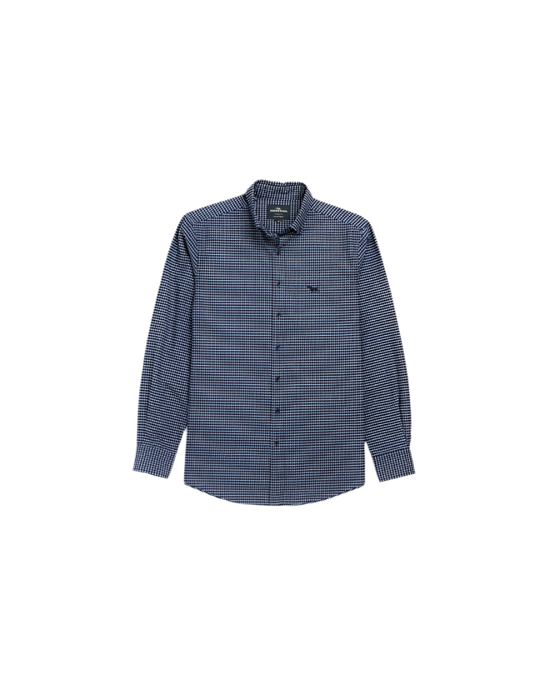 Rodd & Gunn - Gunn Check Oxford 5 Shirt - Pebble or Midnight