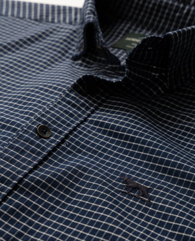 Rodd & Gunn - Gunn Check Oxford 5 Shirt - Pebble or Midnight