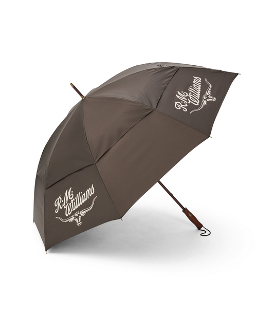 R. M. Williams Golf Umbrella - Chestnut