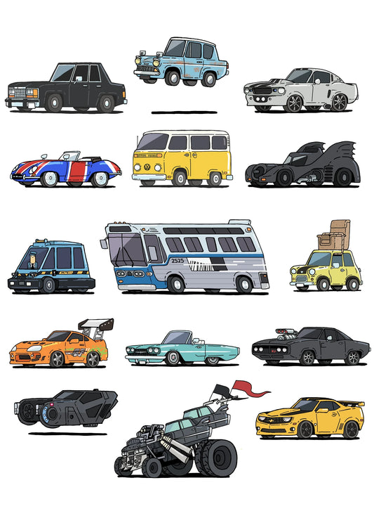 Isthatso Movie Vehicles - Mid Blue