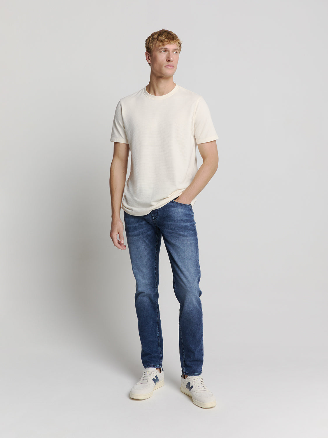 No Excess - 711 Stretch Jeans - Stone Used