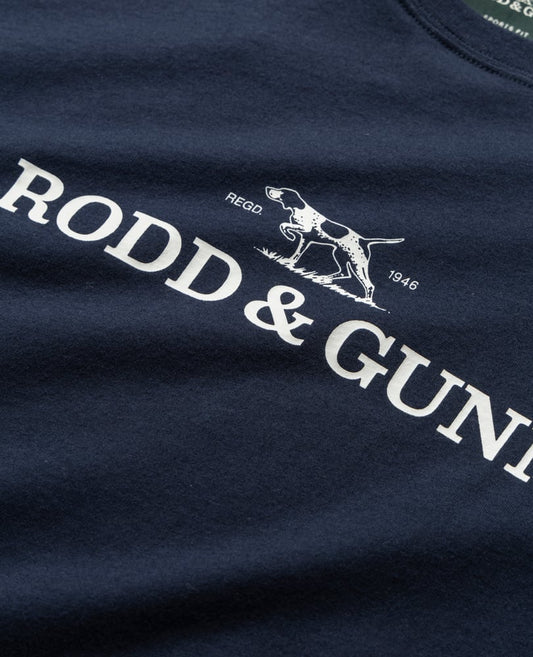 Rodd & Gunn - Logo T-Shirt - Ash or Thunderstorm
