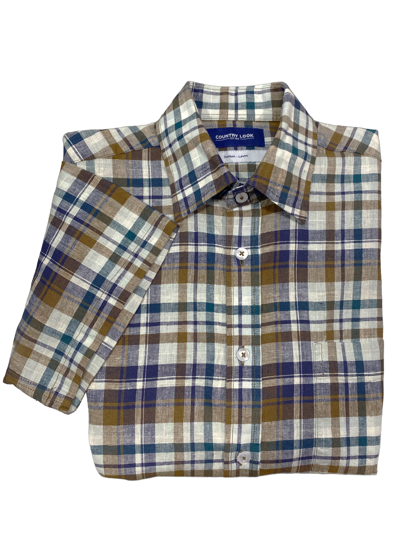 Country Look - Lucas Shirt - Brown Check