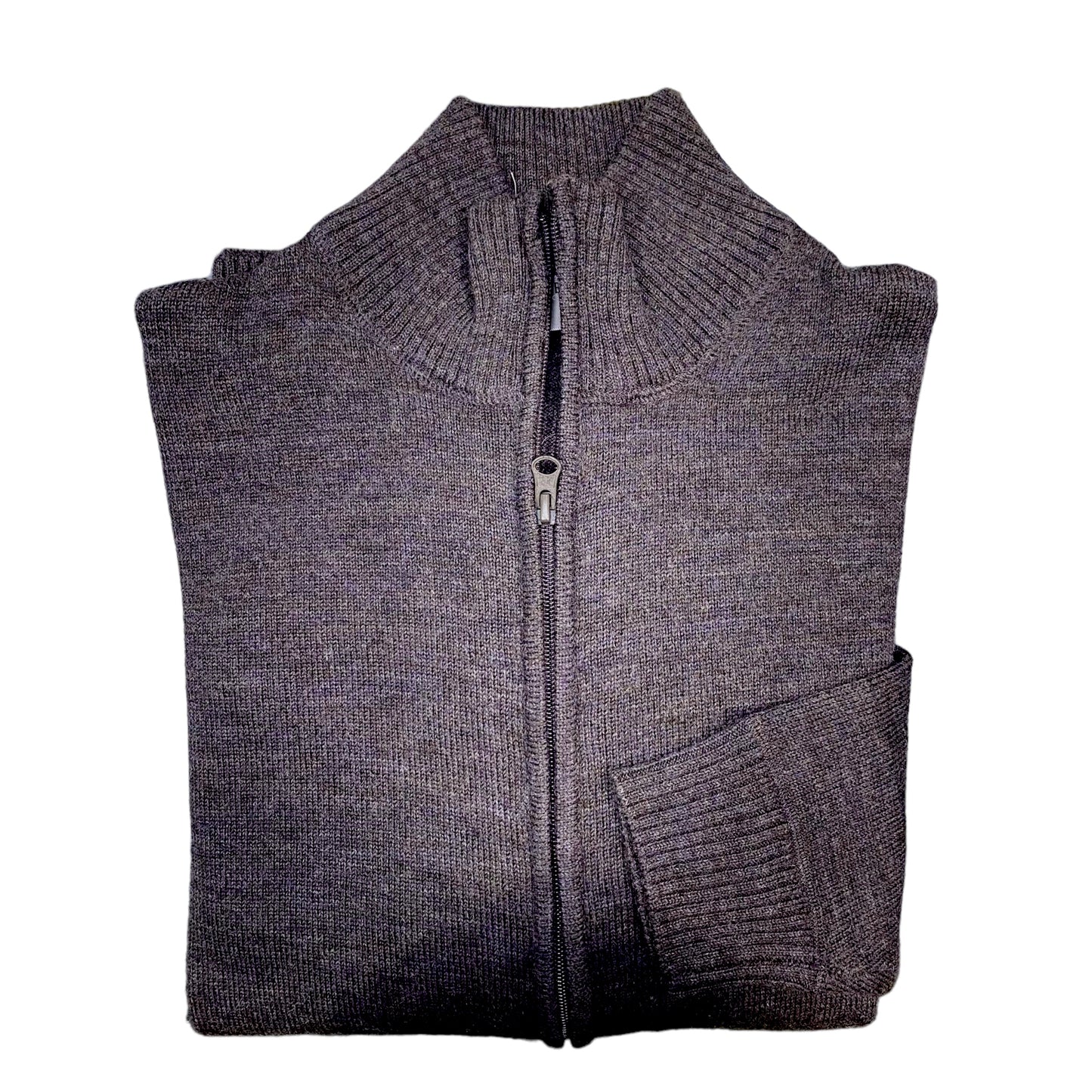 Silverdale Full Zip Cardigan - Chestnut or Charcoal