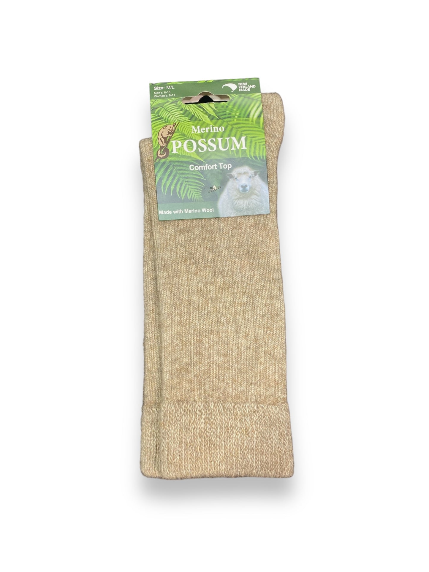 NZ Sock Co - Possum Comfort Top Socks