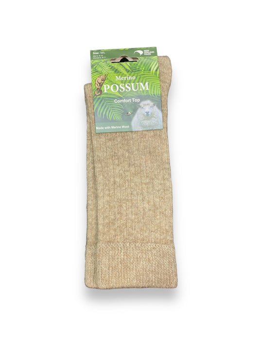 NZ Sock Co - Possum Comfort Top Socks - Four Colours