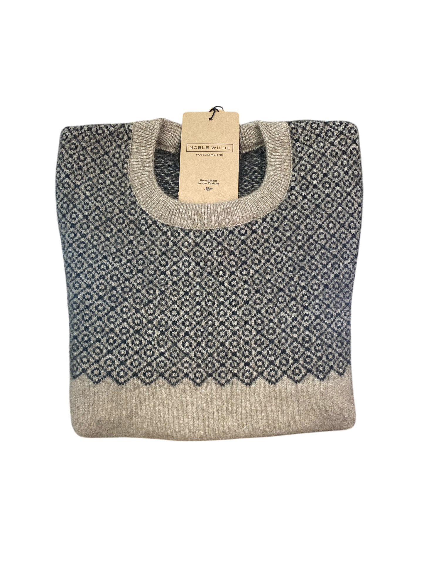 Noble Wilde - Vasa Sweater - Oyster/Black