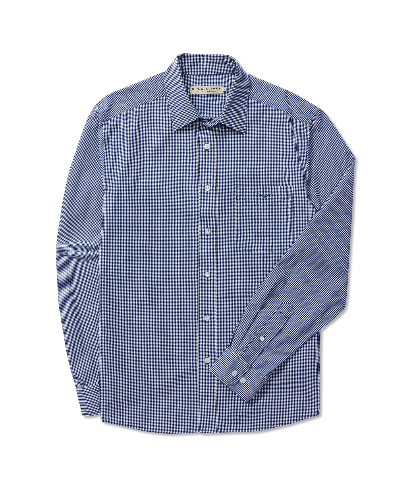 R. M. Williams - Classic Shirt - Navy/White