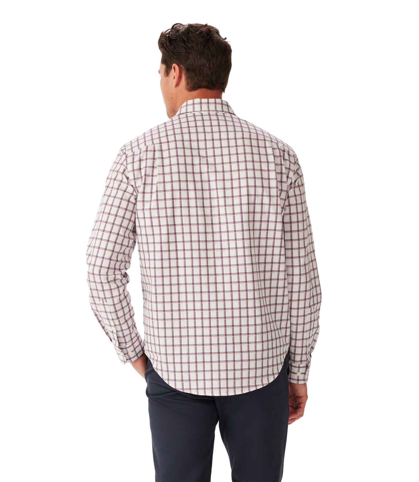 R. M. Williams - Classic Check Twill Shirt - White/Red/Navy