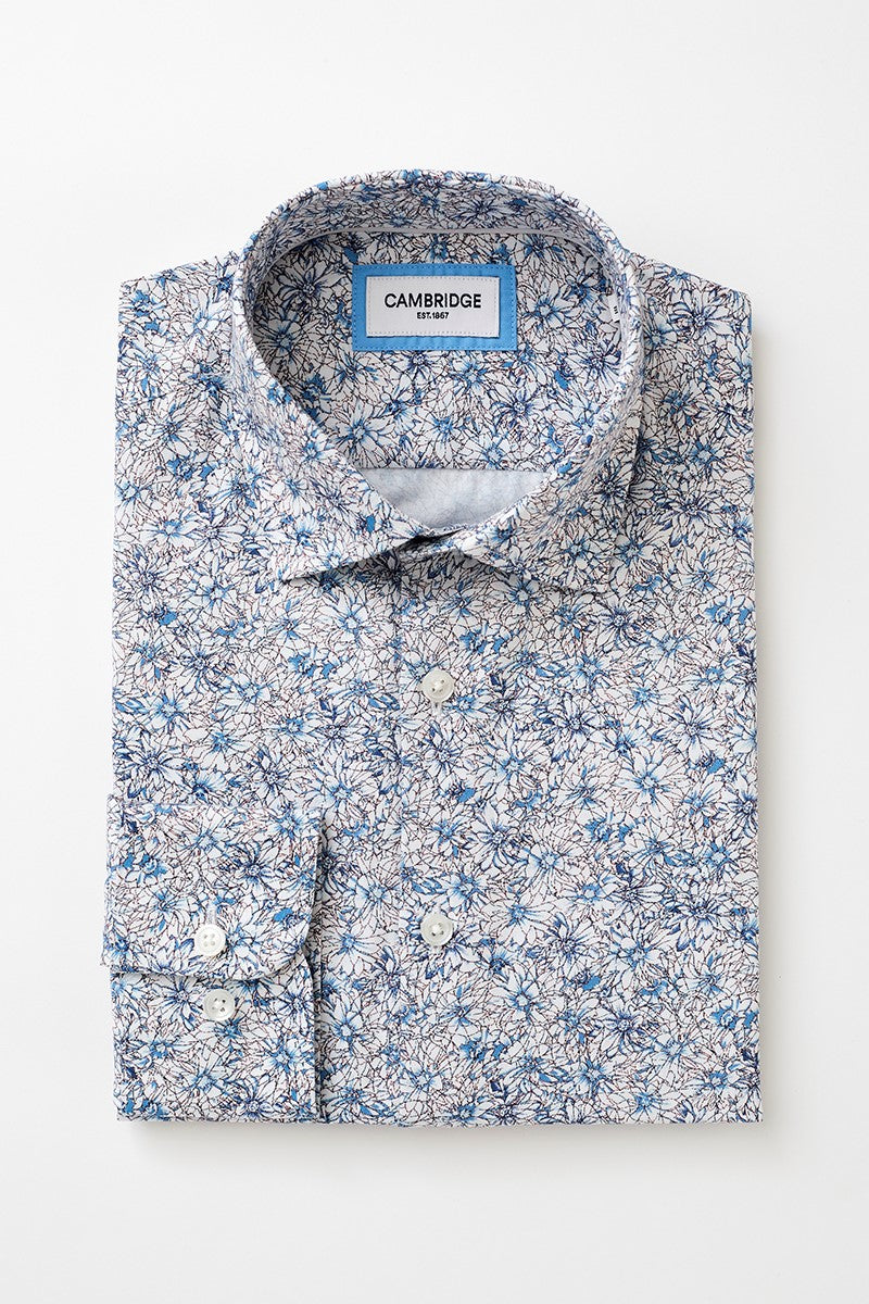 Cambridge - Sorrento Shirt - Blue