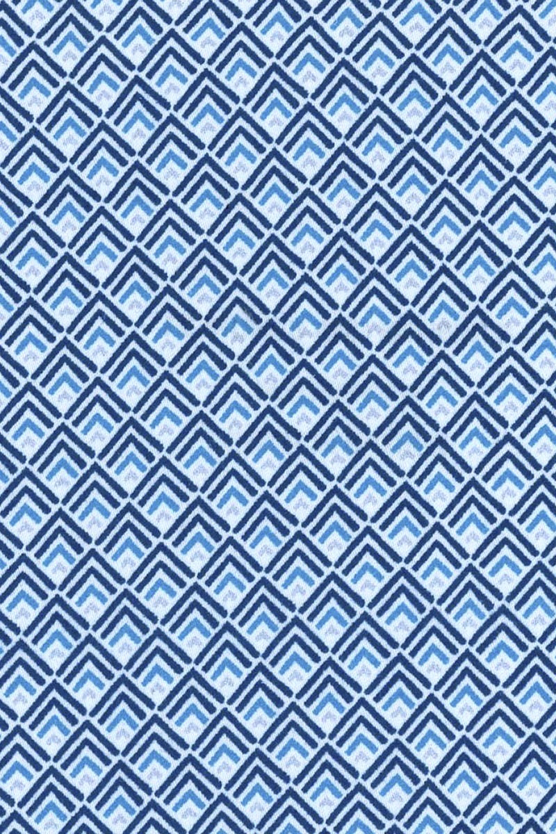 Cambridge - Sorrento Shirt - Blue Geo