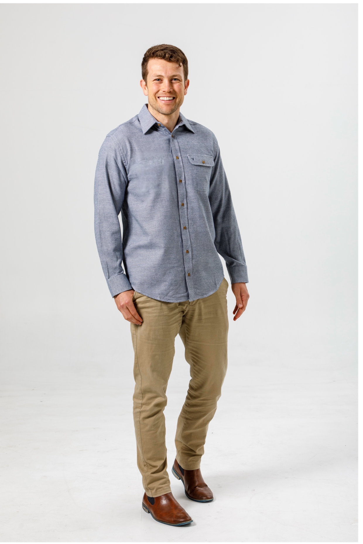 Lichfield - Vonella Shirt - Mini Houndstooth