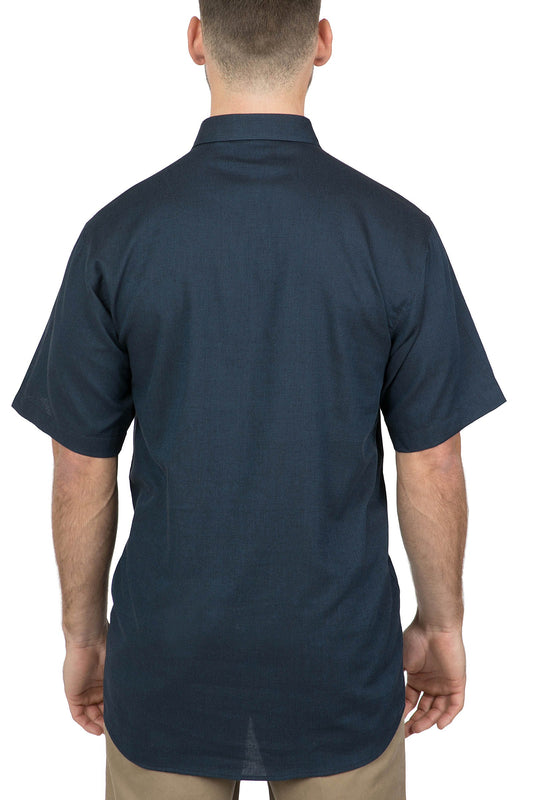 Aertex - Taunton Polo - Navy or Mid Blue