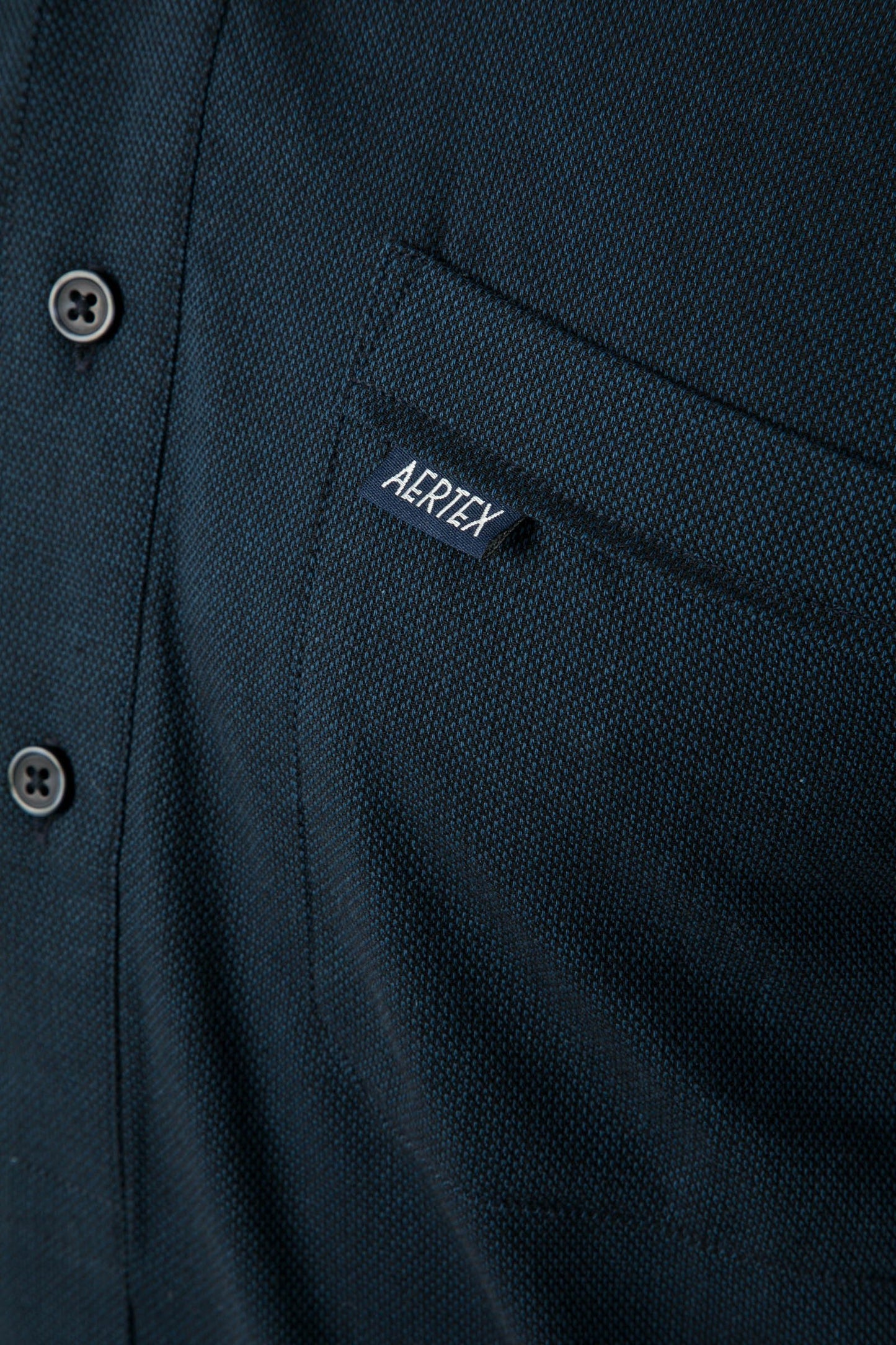Aertex - Taunton Polo - Navy or Mid Blue