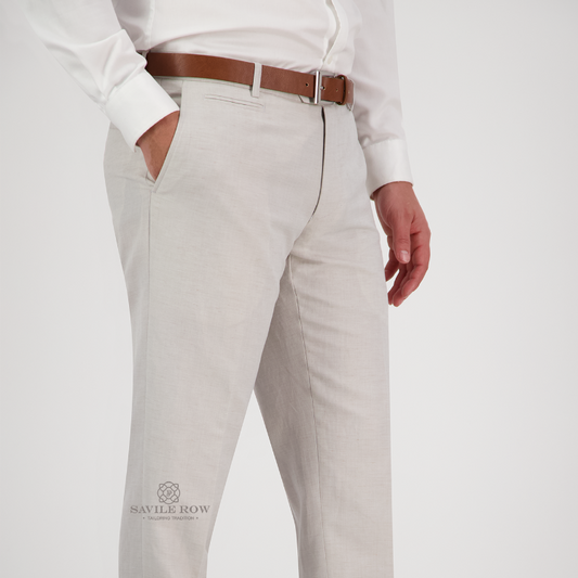 Savile Row - Asher/Jesse Linen Suit - Salt