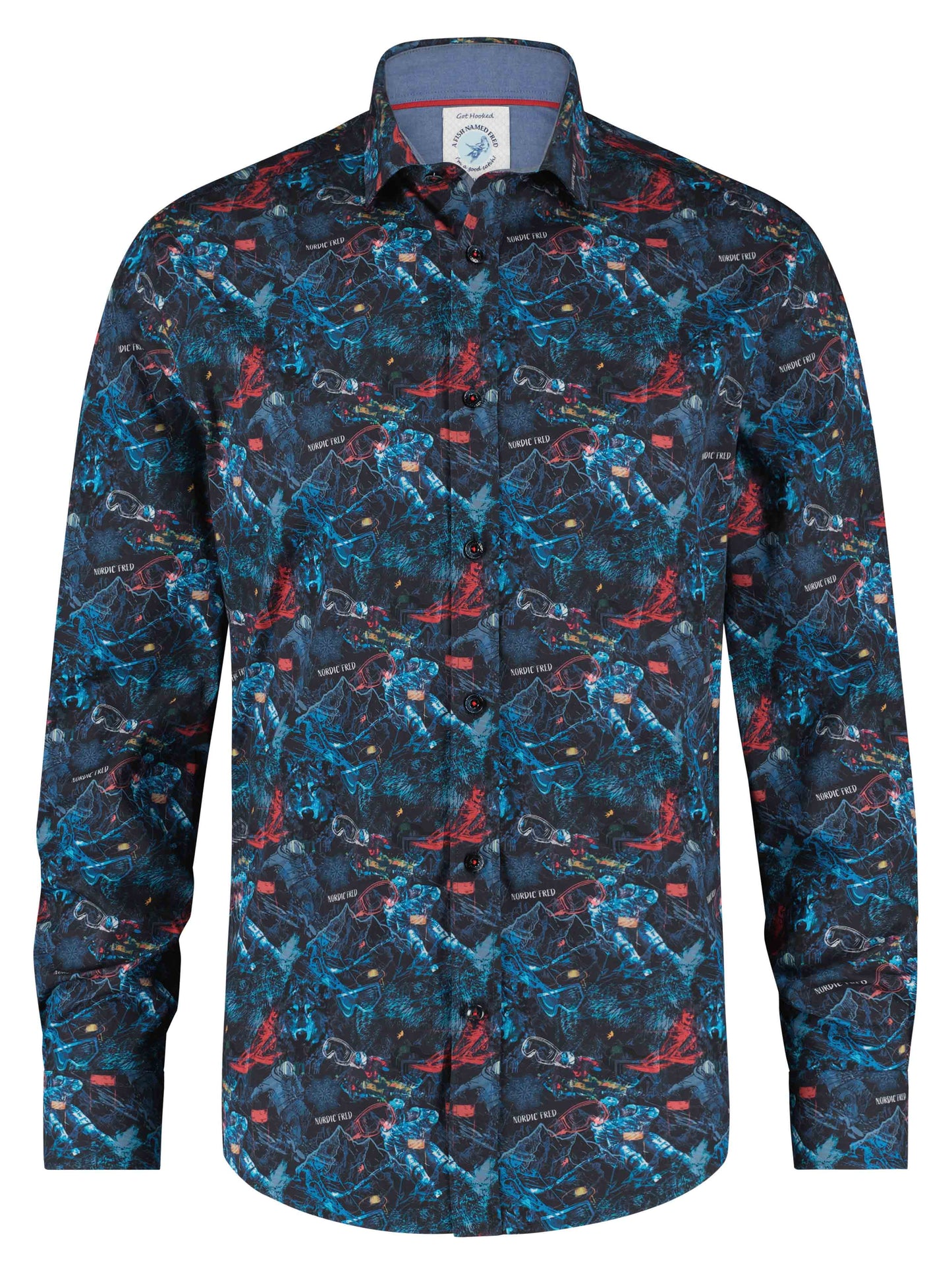 A Fish Named Fred - Skimap Shirt - Navy