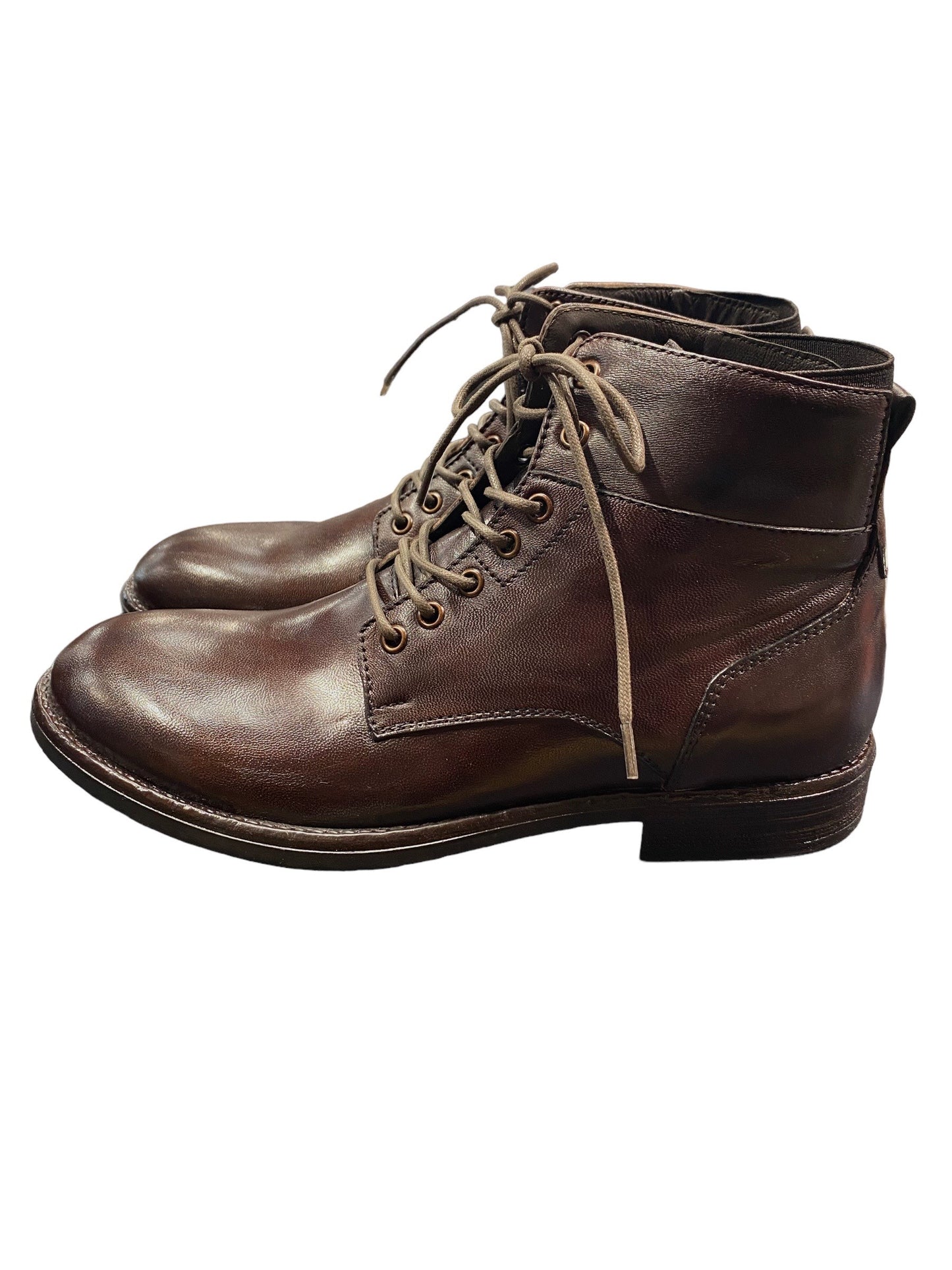 Emporio Italia - Coraf Leather Lace Up Boots - Black or Brown