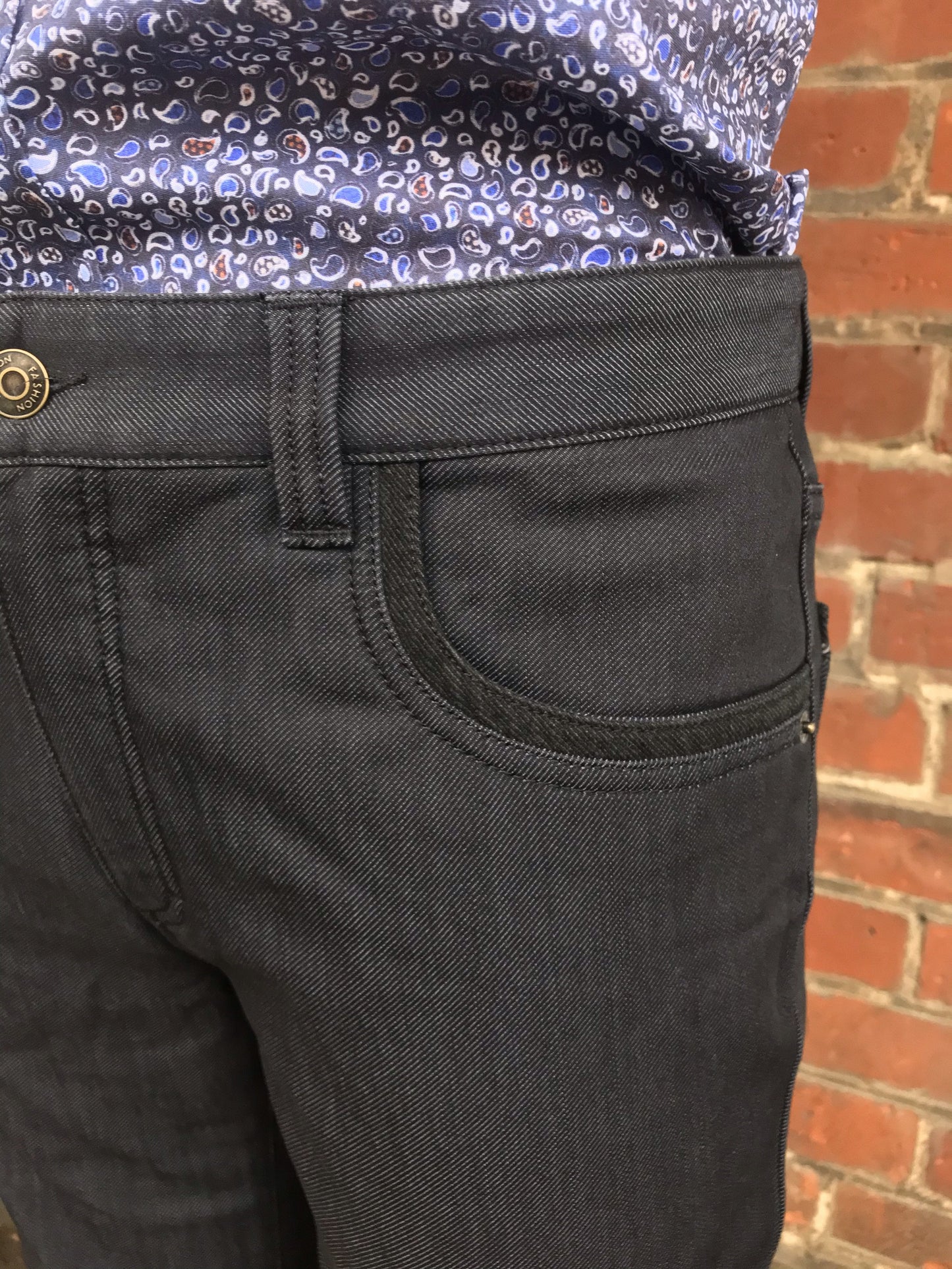 Bob Spears B1 Jeans - Charcoal Denim - Larger Sizes