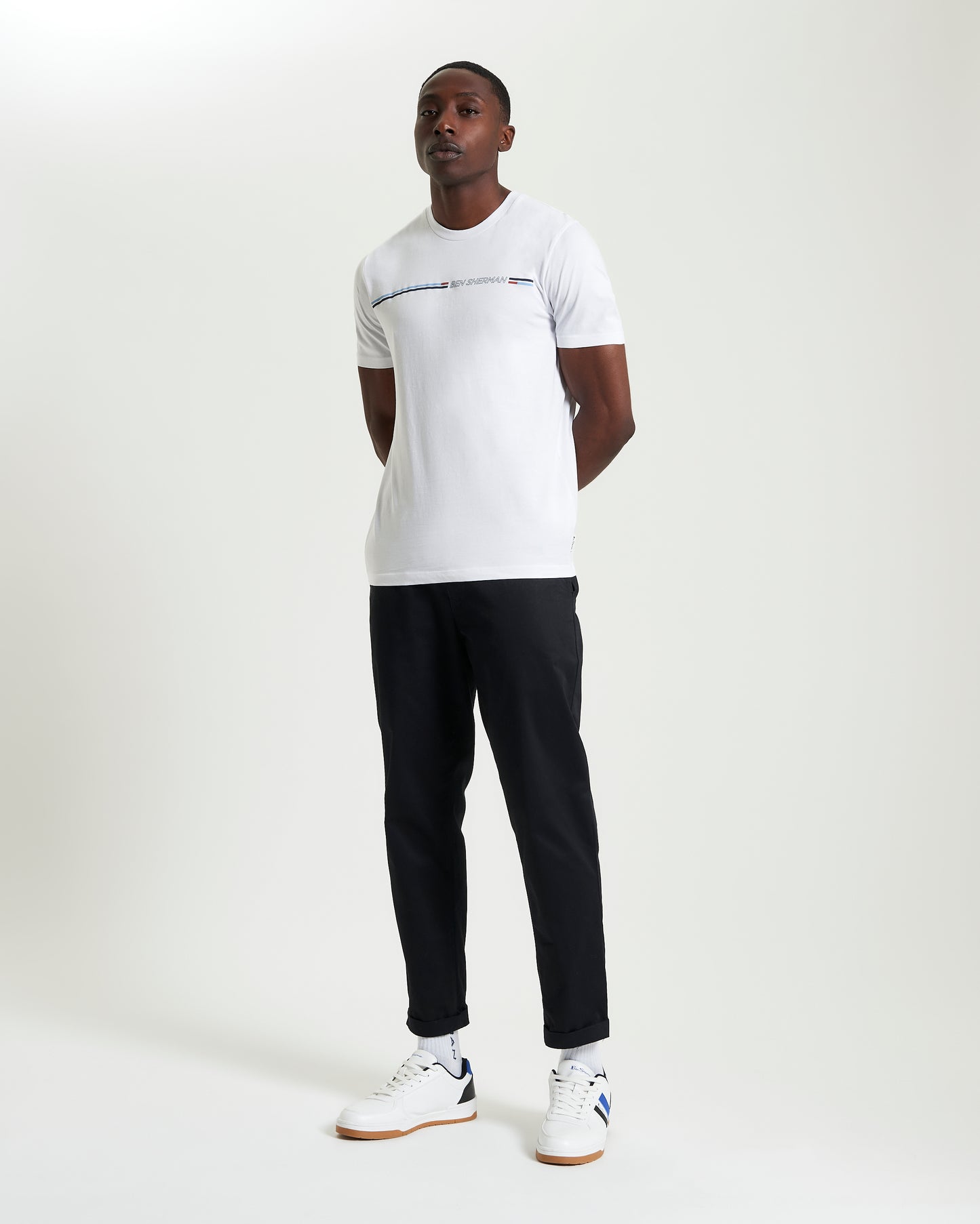 Ben Sherman - Core Stripe Tee - White or Indigo