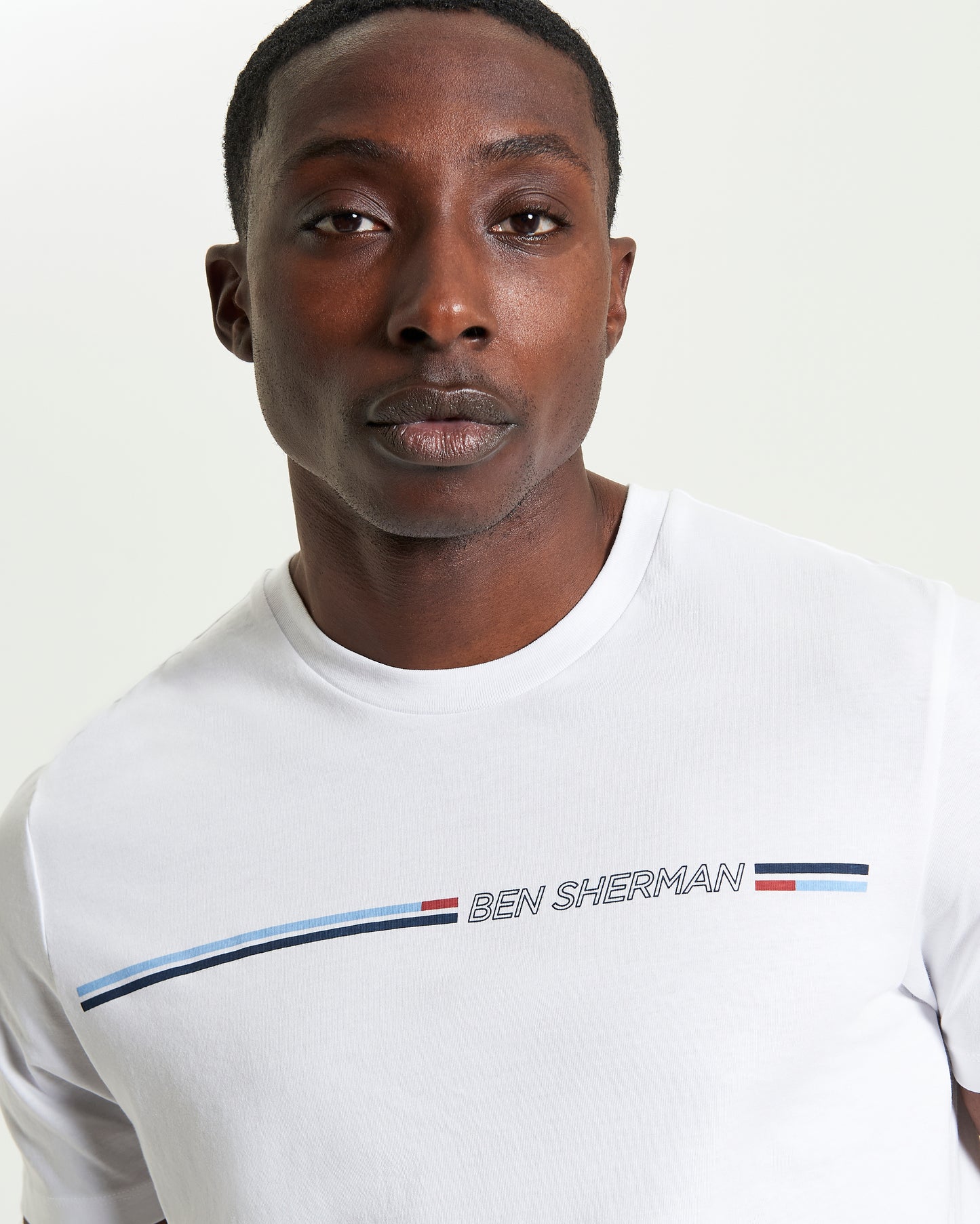 Ben Sherman - Core Stripe Tee - White or Indigo