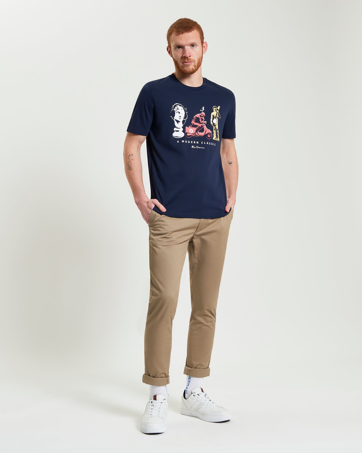 Ben Sherman - Statue Tee - Dark Navy