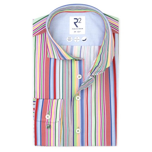 R2 Amsterdam Shirts - Multicolour Stripe