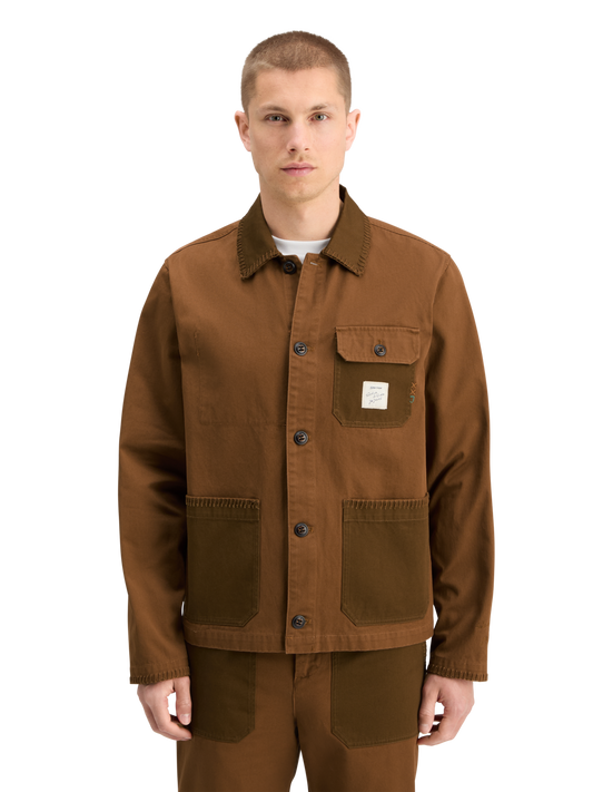Scotch & Soda x Joe Jonas Collab - Twill Jacket - Bison