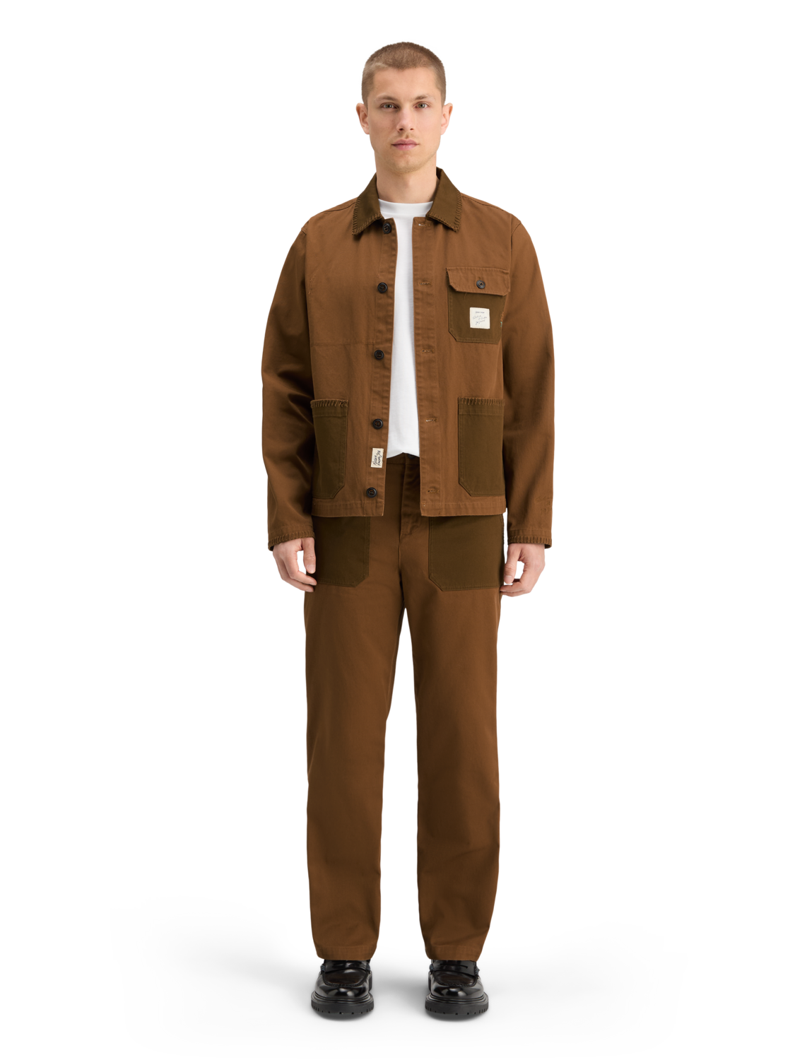 Scotch & Soda x Joe Jonas Collab - Twill Jacket - Bison