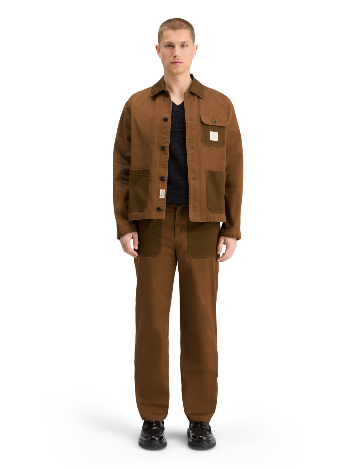 Scotch & Soda x Joe Jonas Collab - Twill Jacket - Bison