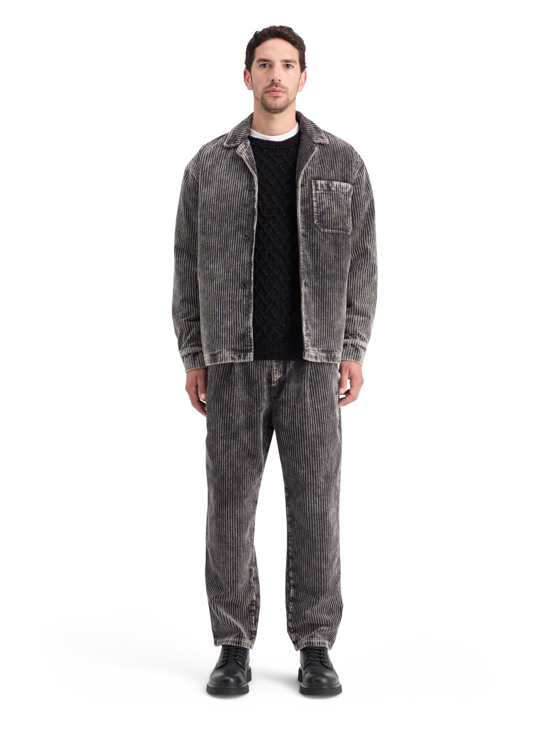 Scotch & Soda - Washed Corduroy Jacket - Black
