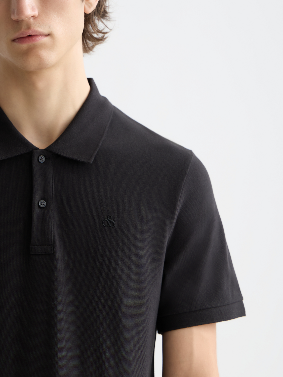 Scotch & Soda - Logo Pique Polo - Navy, Black or White