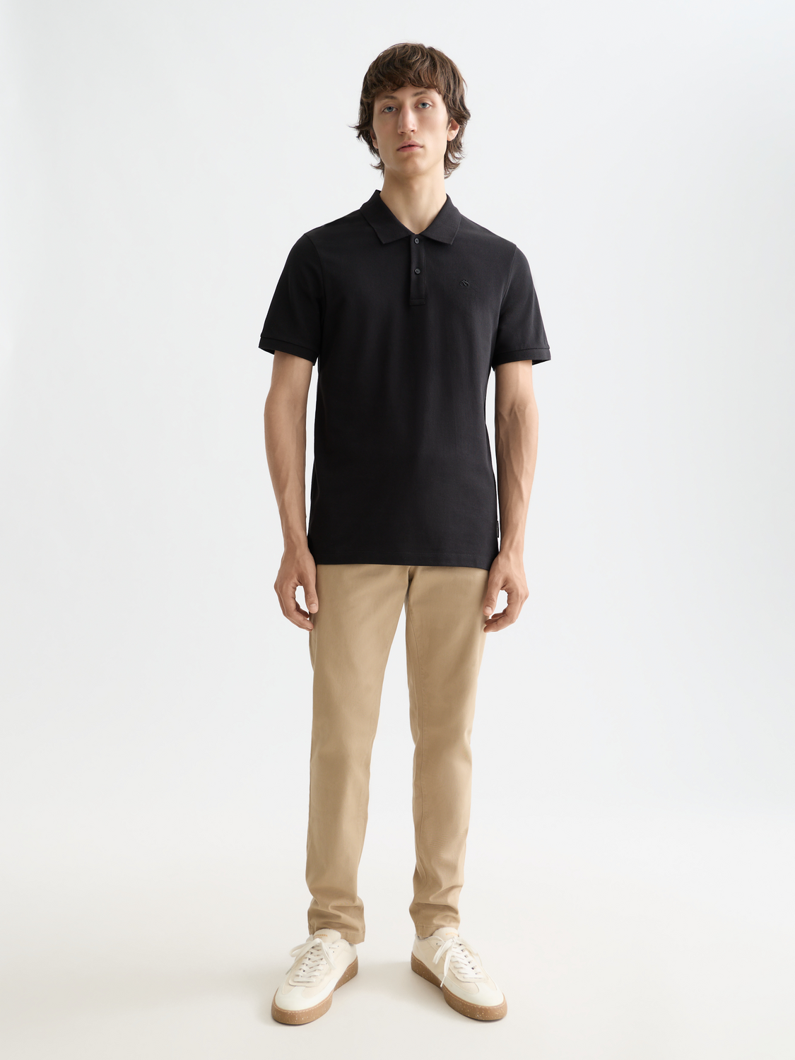 Scotch & Soda - Logo Pique Polo - Navy, Black or White