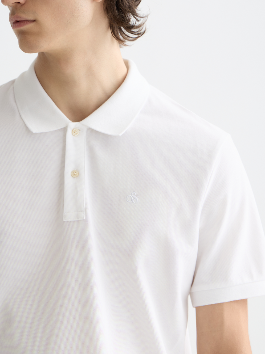 Scotch & Soda - Logo Pique Polo - Navy, Black or White