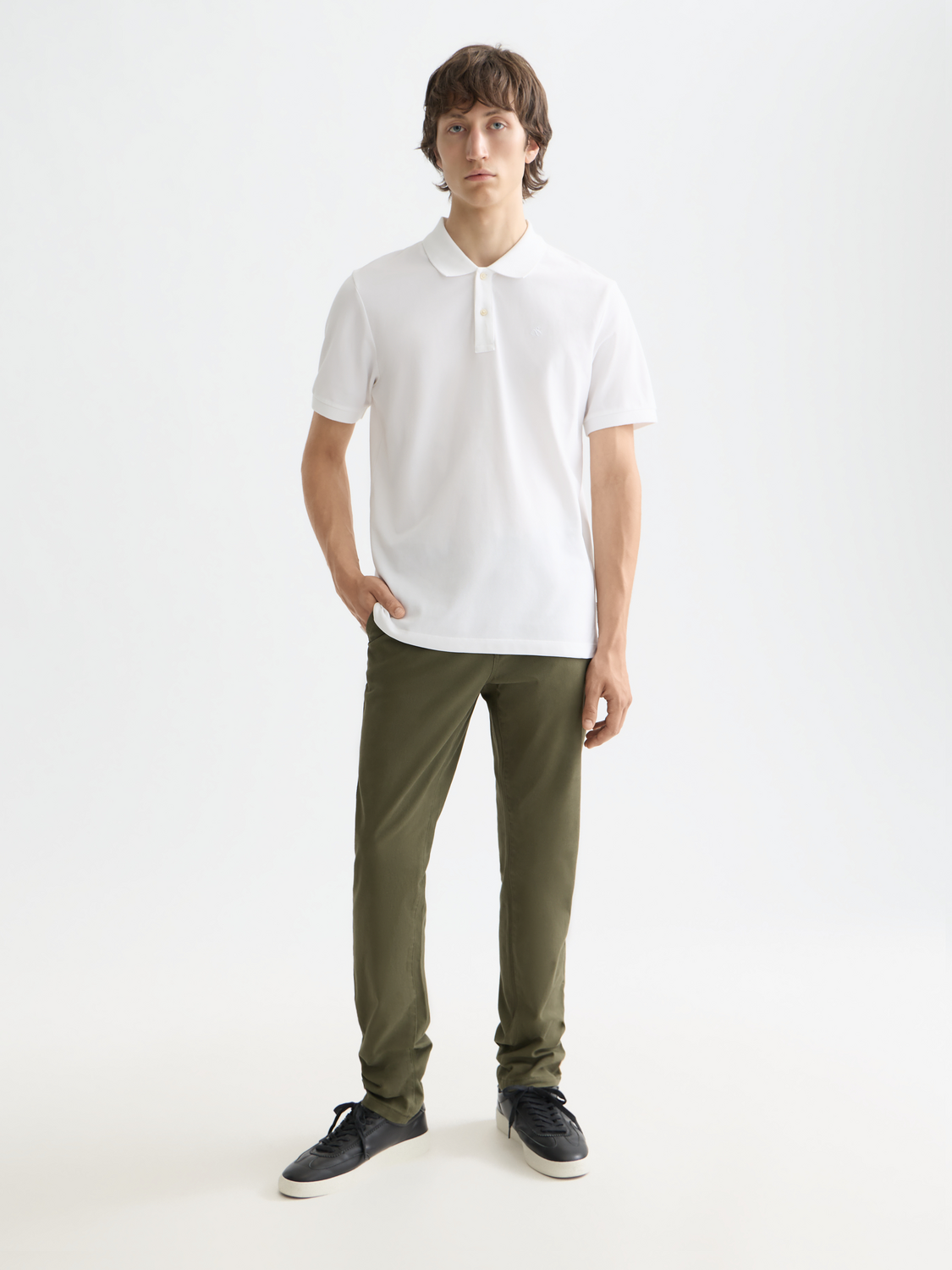 Scotch & Soda - Logo Pique Polo - Navy, Black or White