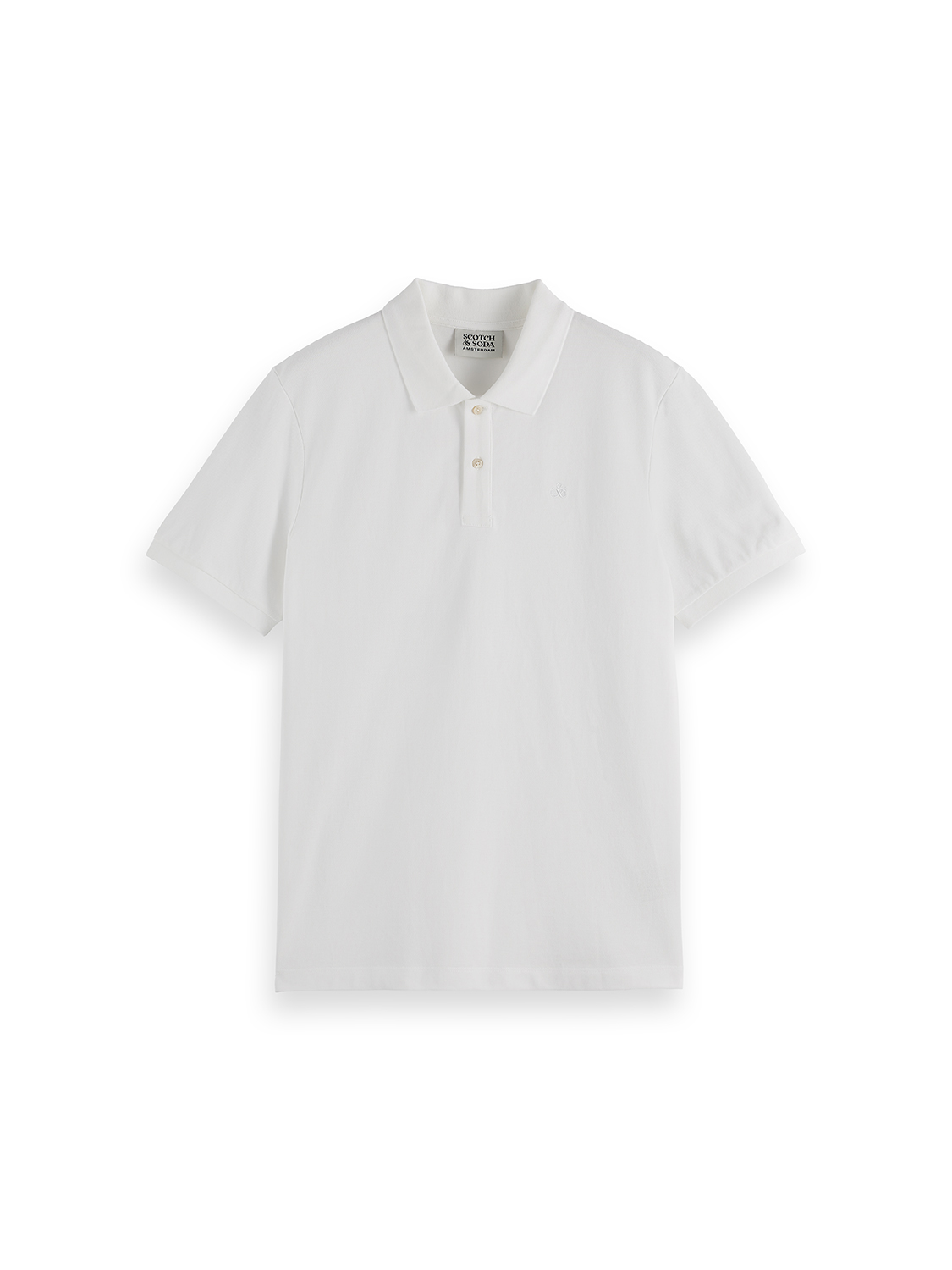 Scotch & Soda - Logo Pique Polo - Navy, Black or White