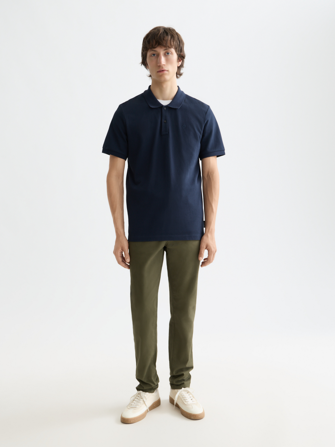 Scotch & Soda - Logo Pique Polo - Navy, Black or White