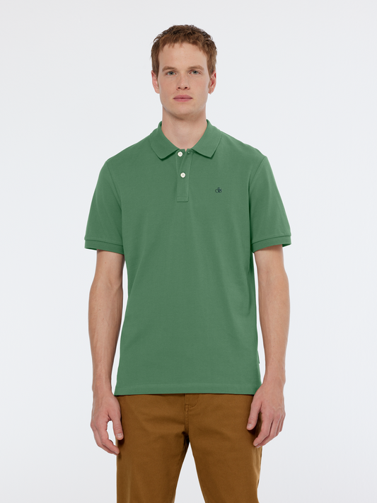 Scotch & Soda - Logo Pique Polo - Spring Blue or Sage Green