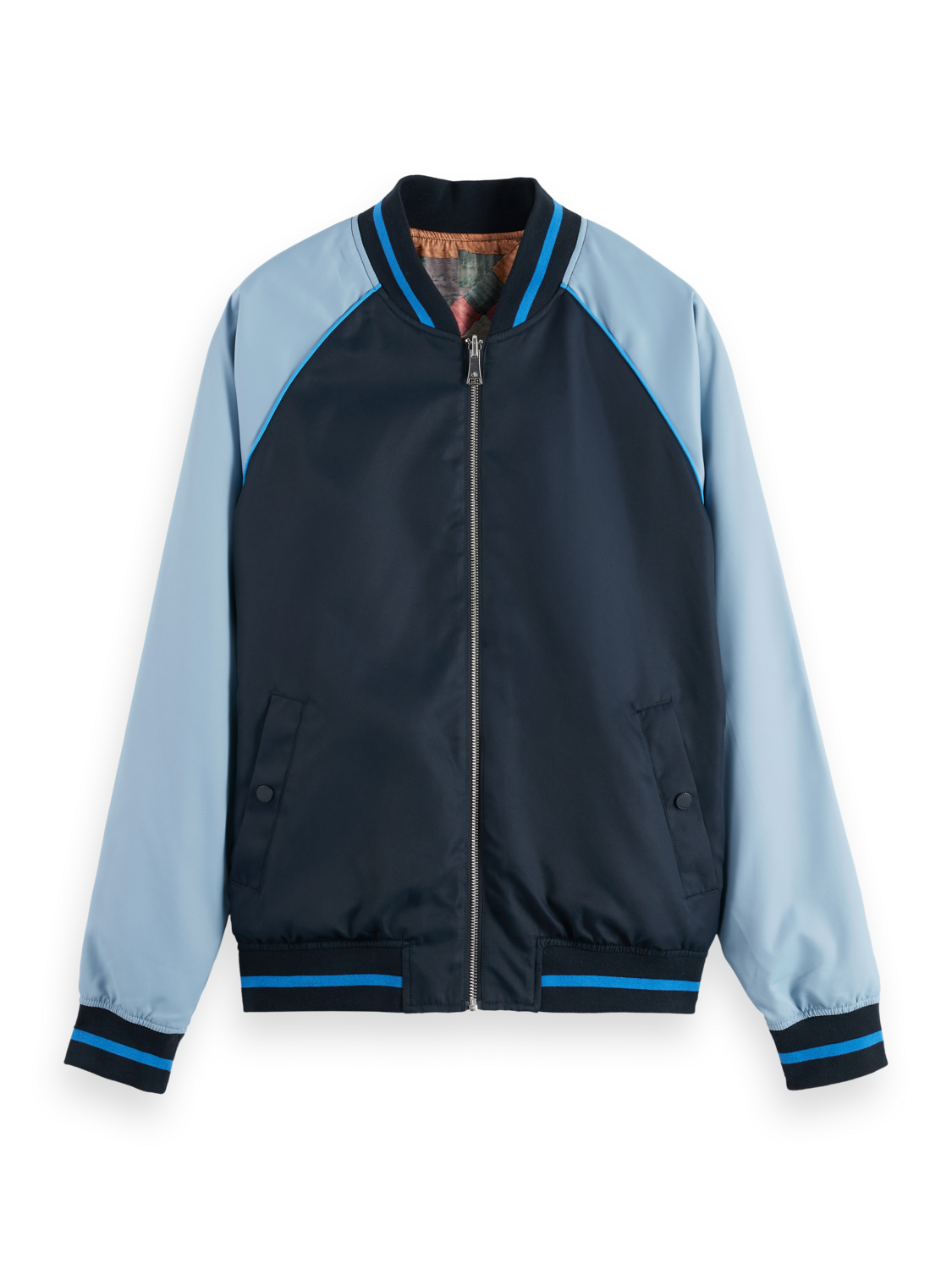 Scotch & Soda - Reversible Bomber Jacket - Sky Captain