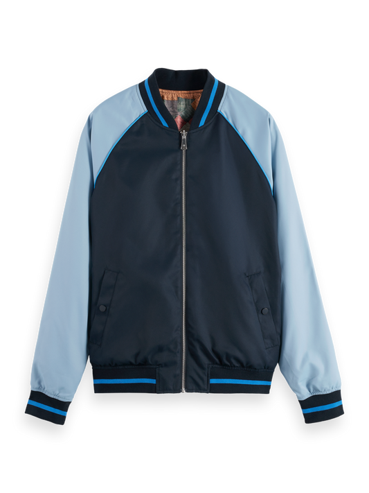 Scotch & Soda - Reversible Bomber Jacket - Sky Captain