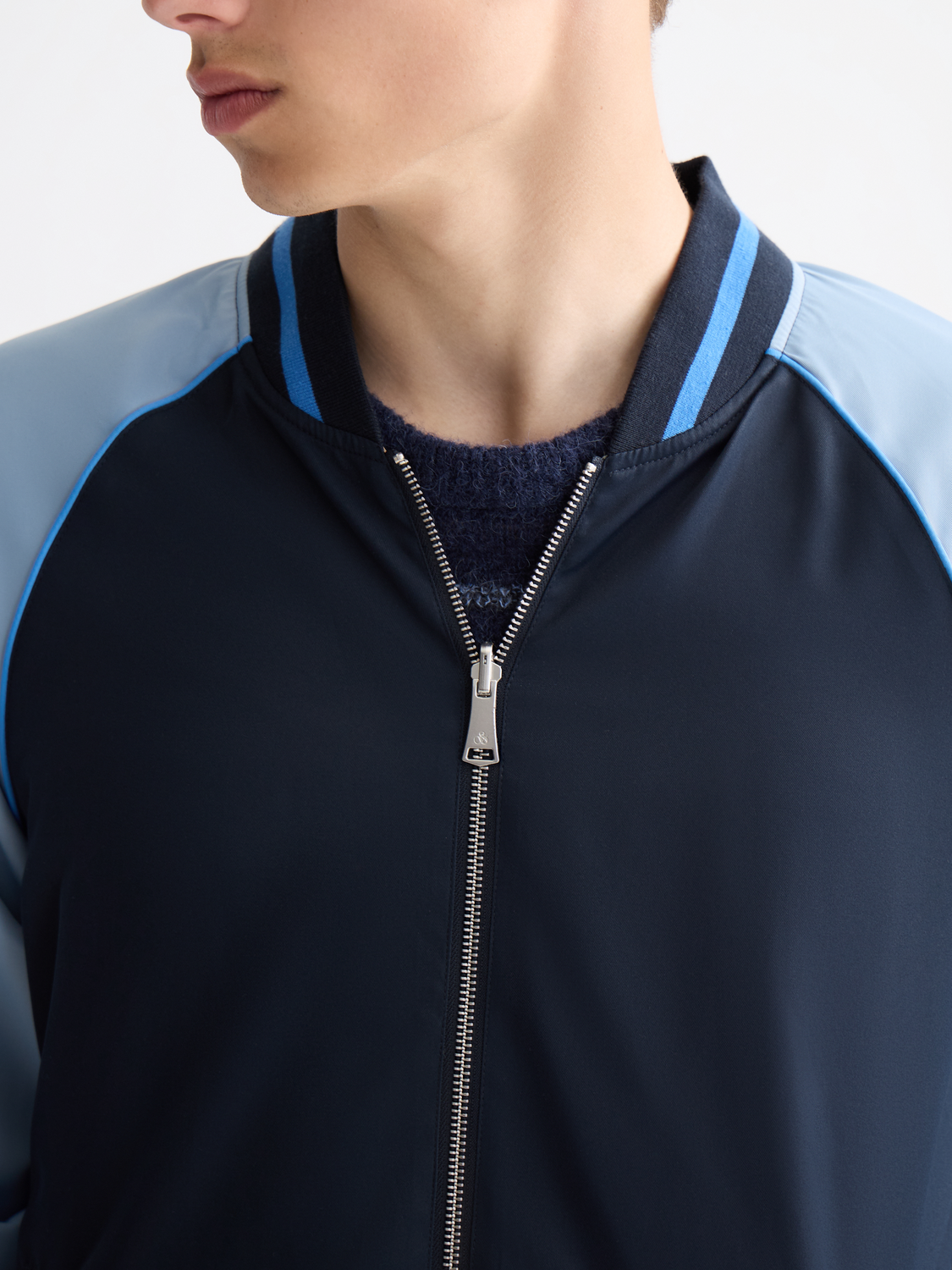 Scotch & Soda - Reversible Bomber Jacket - Sky Captain