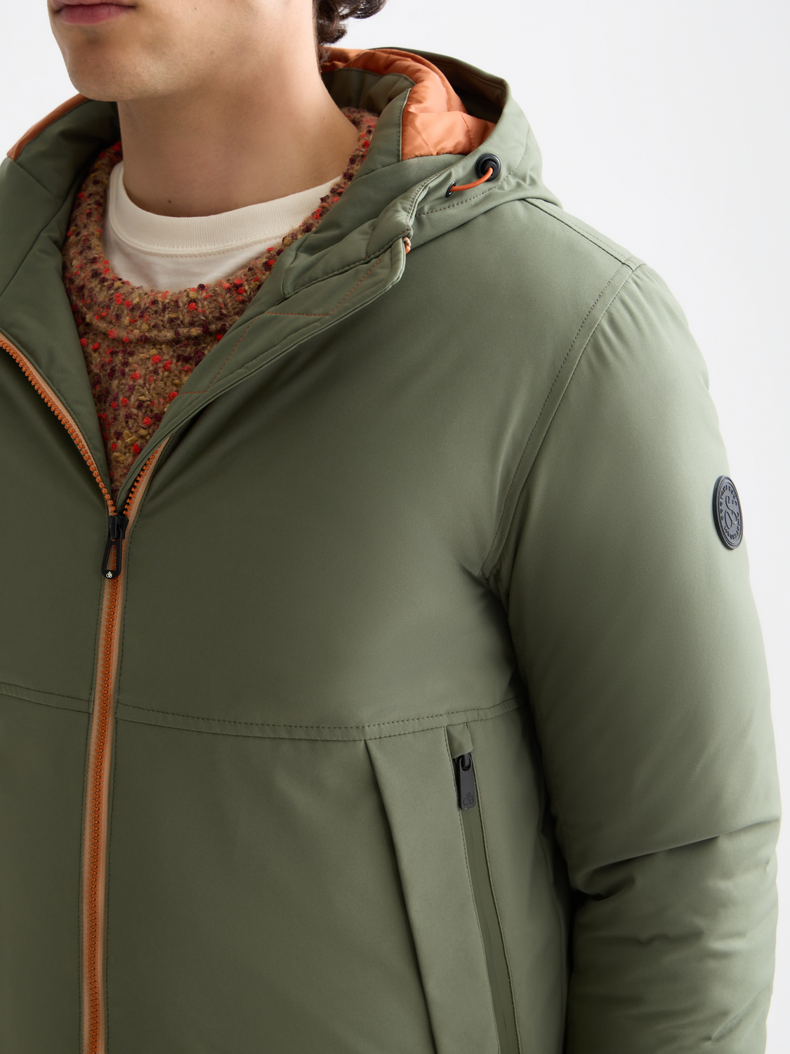 Scotch & Soda - Hooded Softshell Padded Jacket