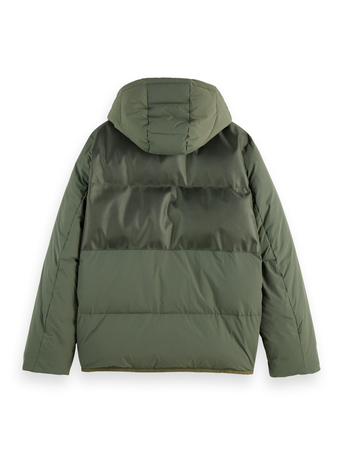 Scotch & Soda - Hooded Puffer Jacket - Thyme