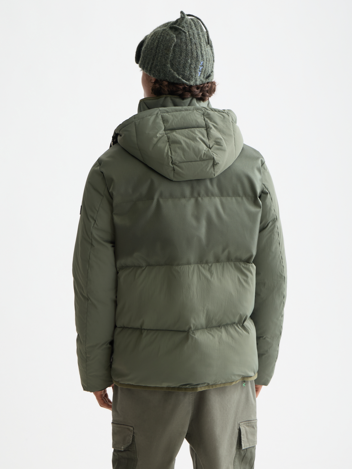 Scotch & Soda - Hooded Puffer Jacket - Thyme