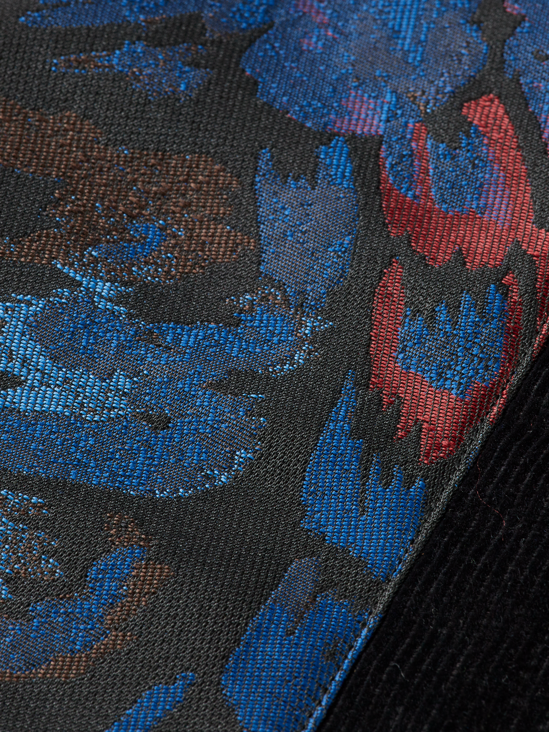 Scotch & Soda - Jacquard Feather Print Domed Jacket - Ink Blue
