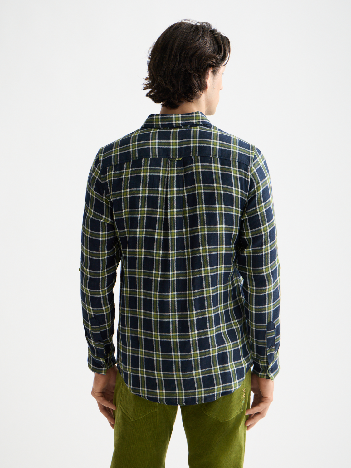 Scotch & Soda - Check Shirt - Sky Captain (Navy/Green)