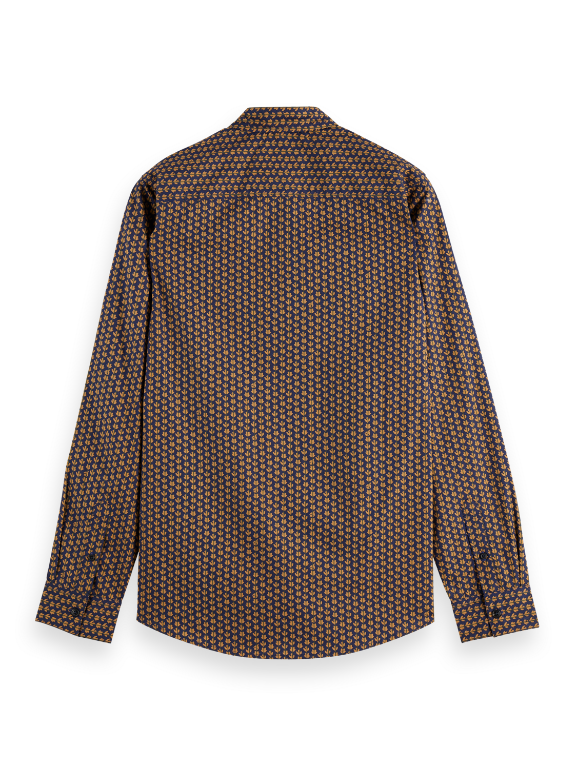 Scotch & Soda - Slim Fit Shirt - Ditsy Leaf Stripe