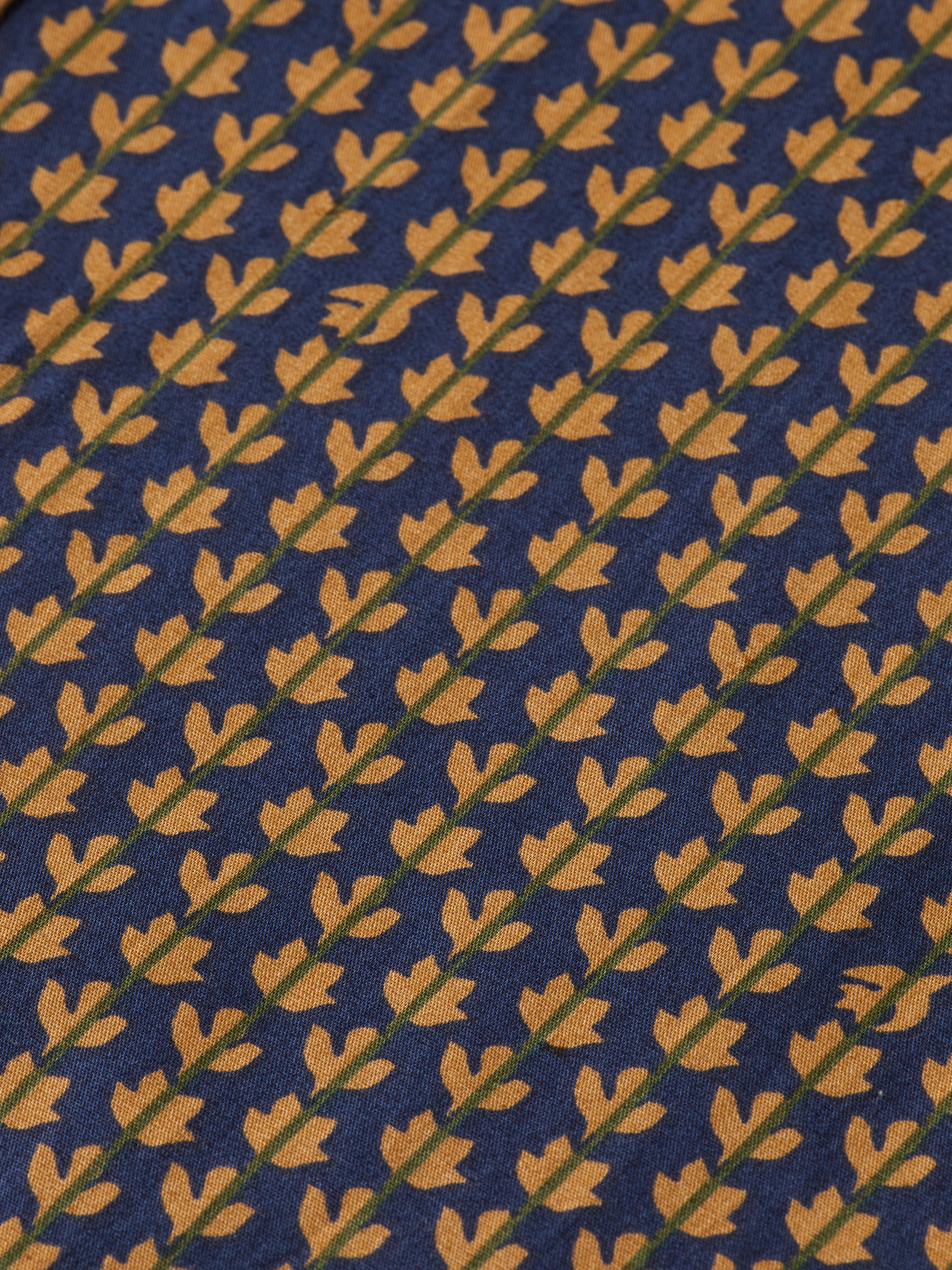Scotch & Soda - Slim Fit Shirt - Ditsy Leaf Stripe