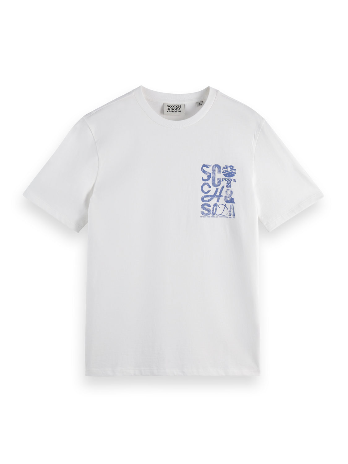 Scotch & Soda - Left Chest Logo Tee - Three Colourways
