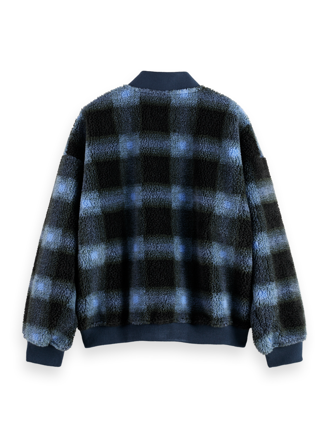 Scotch & Soda - Polar Fleece Cardigan - Thyme/Blue Bonnet