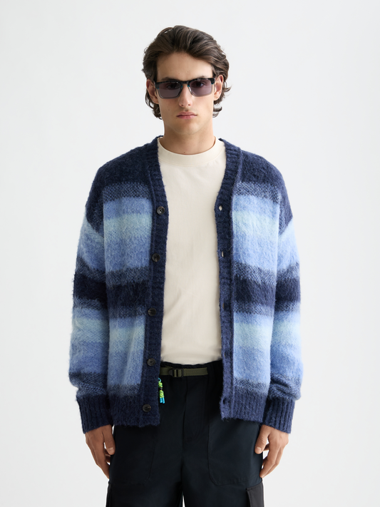 Scotch & Soda - Alpaca Wool Cardigan - Peacoat Melange